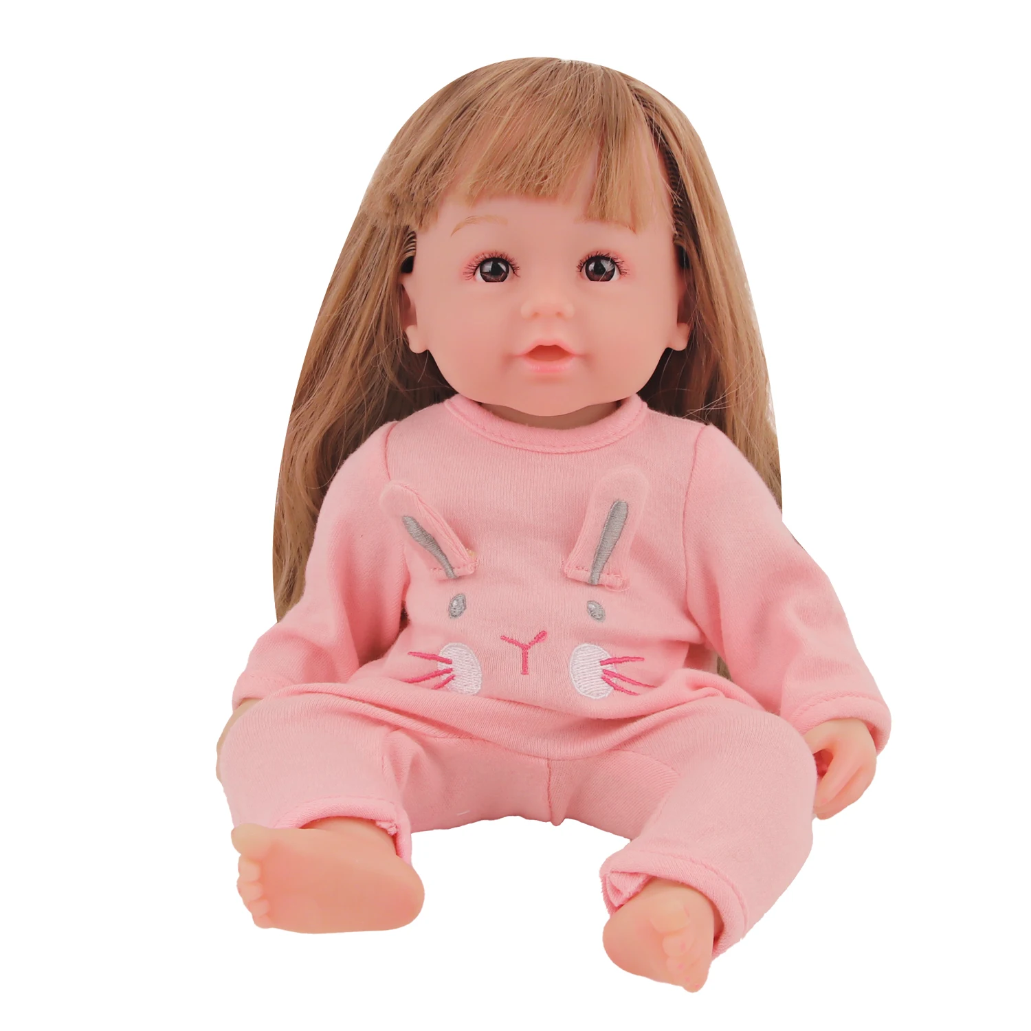 12-inch New Baby Girl Doll Clothes Cute Rabbit Car Chick Jumpsuits Pajamas For 30cm Cotton Doll Toy Accessories