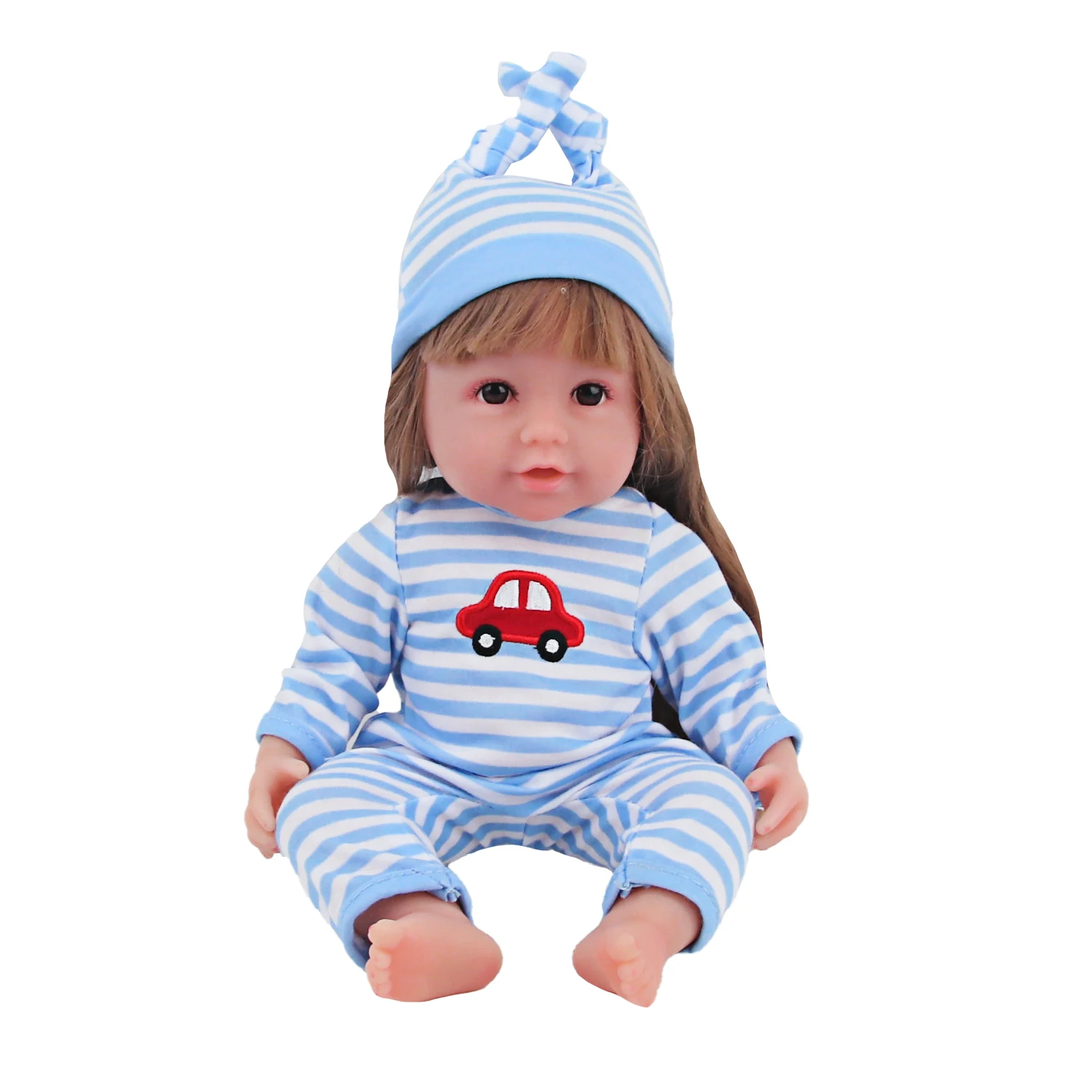 12-inch New Baby Girl Doll Clothes Cute Rabbit Car Chick Jumpsuits Pajamas For 30cm Cotton Doll Toy Accessories
