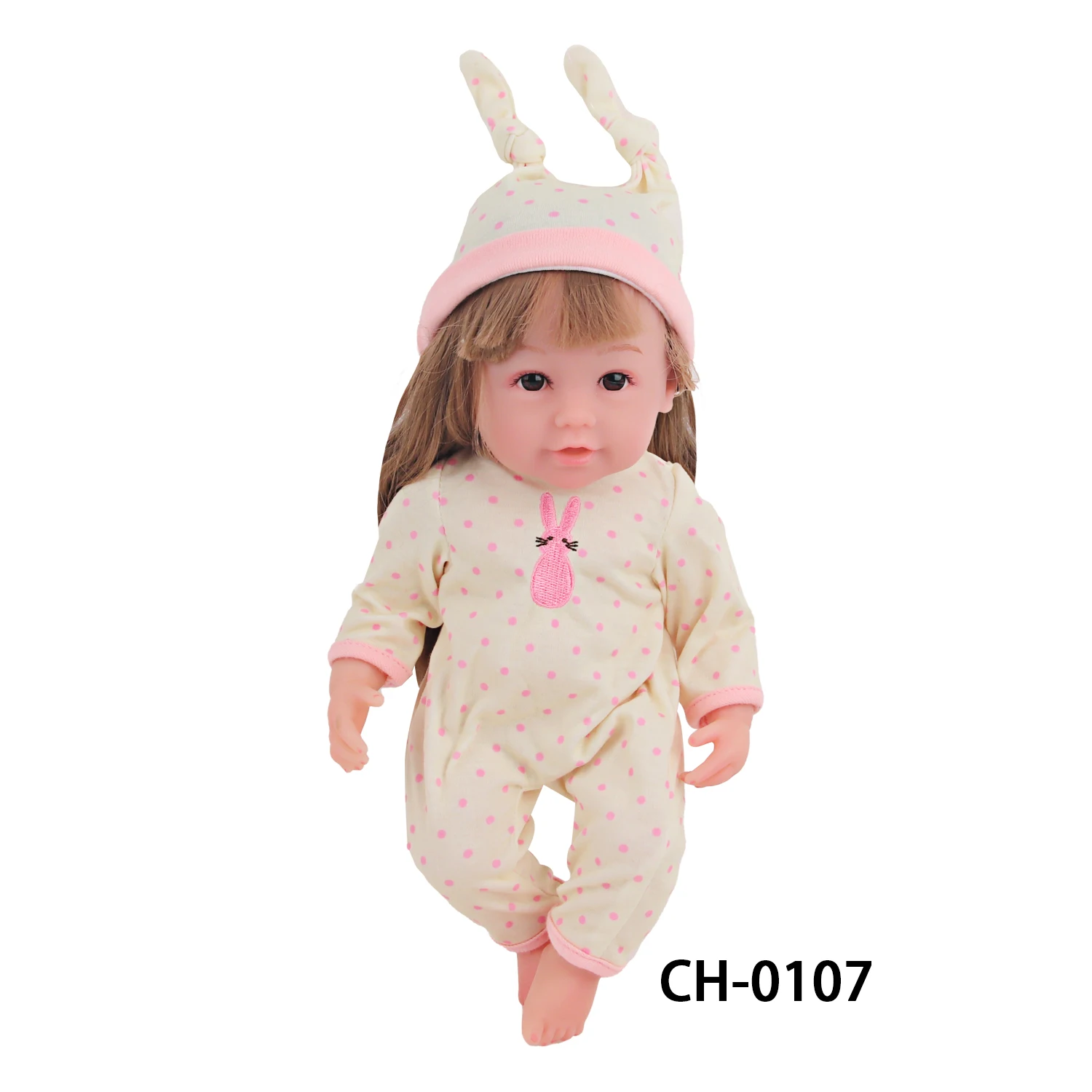12-inch New Baby Girl Doll Clothes Cute Rabbit Car Chick Jumpsuits Pajamas For 30cm Cotton Doll Toy Accessories