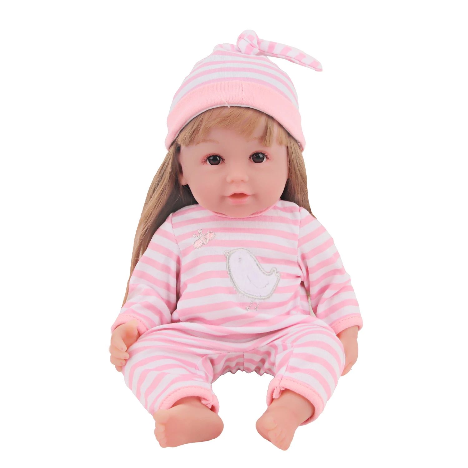 12-inch New Baby Girl Doll Clothes Cute Rabbit Car Chick Jumpsuits Pajamas For 30cm Cotton Doll Toy Accessories