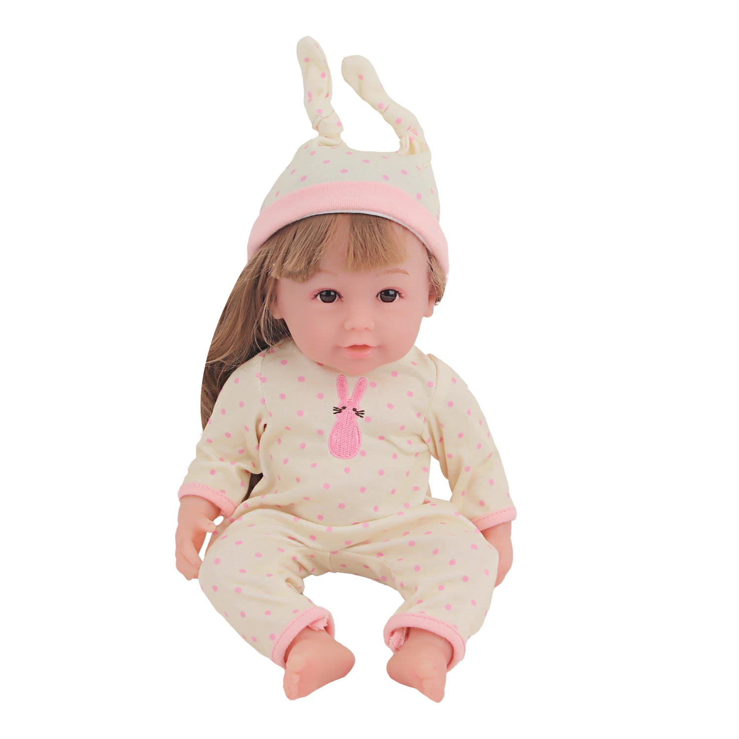 12-inch New Baby Girl Doll Clothes Cute Rabbit Car Chick Jumpsuits Pajamas For 30cm Cotton Doll Toy Accessories