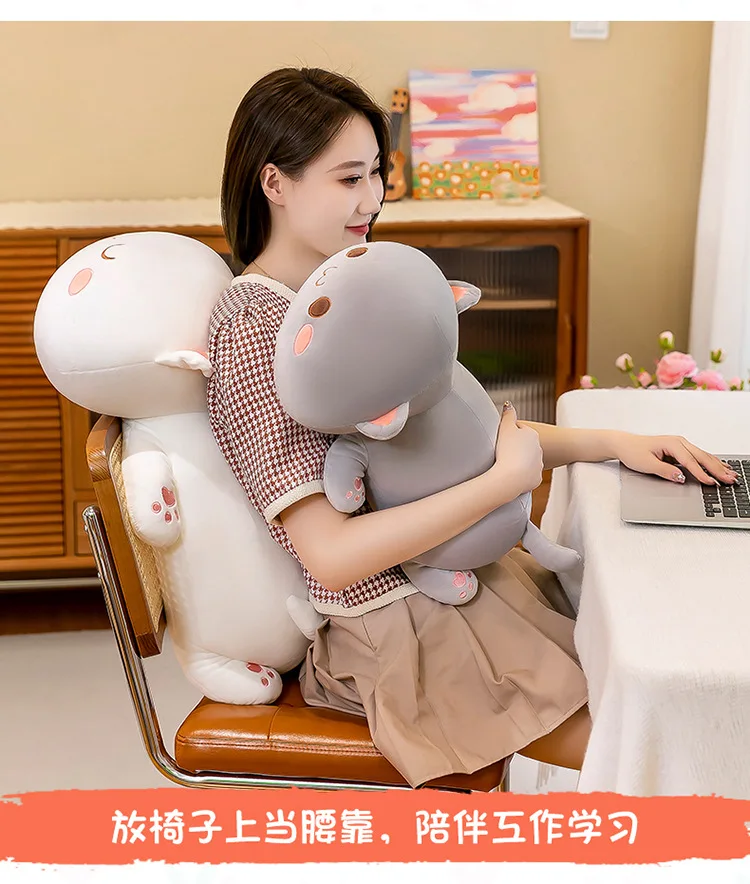 Mitao Cat Kawaii Plush Toys Cute Animal Soft Stuffed Pillow Couple Peach Cat Plushie Doll Cartoon Decorate Kids Birthday Gifts
