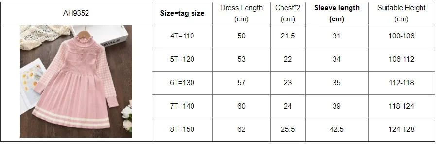 Bear Leader Autumn Winter Girls Sweater Long Sleeve Dress Vest Stripe Party Girl Baby Retro Knitted Wool Dress Casual Vestidos
