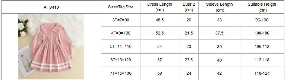 Bear Leader Autumn Winter Girls Sweater Long Sleeve Dress Vest Stripe Party Girl Baby Retro Knitted Wool Dress Casual Vestidos