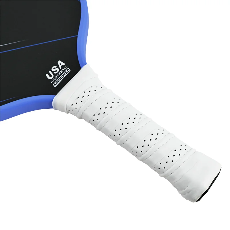 JUCIAO USAPA Approved Thermoformed Unibody T700 Raw Carbon Fiber Pickleball Paddle Spin Textured Surface With Foam Edge