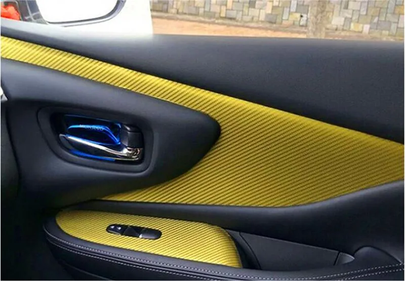 50cmx200cm 3D Carbon Fiber Vinyl Car Wrap Sheet Roll Film Car Stickers and Decals Motorcycle Car Styling Accessories Automobiles