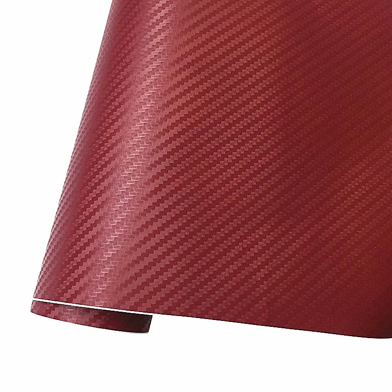 50cmx200cm 3D Carbon Fiber Vinyl Car Wrap Sheet Roll Film Car Stickers and Decals Motorcycle Car Styling Accessories Automobiles