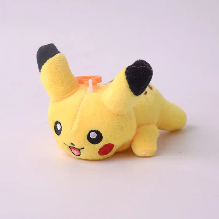 12PC/lot Bulbasaur Squirtle Charmander Plush Doll 10cm Pendant Stuffed Plush Gift Toy