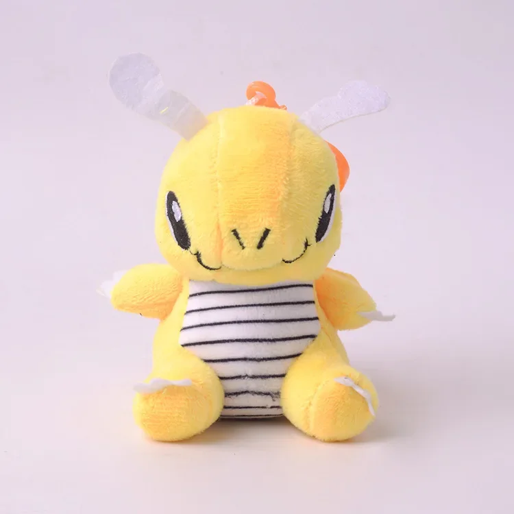 12PC/lot Bulbasaur Squirtle Charmander Plush Doll 10cm Pendant Stuffed Plush Gift Toy