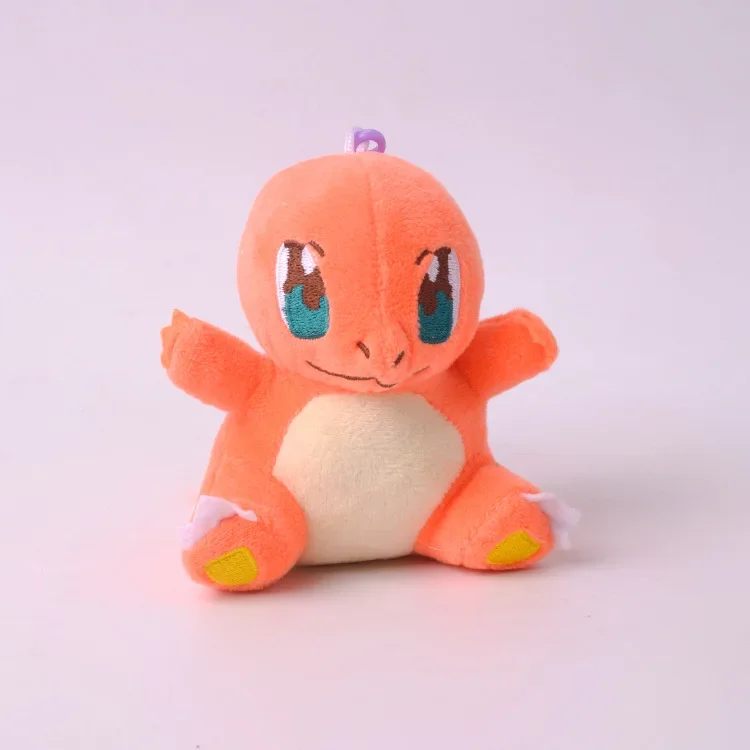 12PC/lot Bulbasaur Squirtle Charmander Plush Doll 10cm Pendant Stuffed Plush Gift Toy