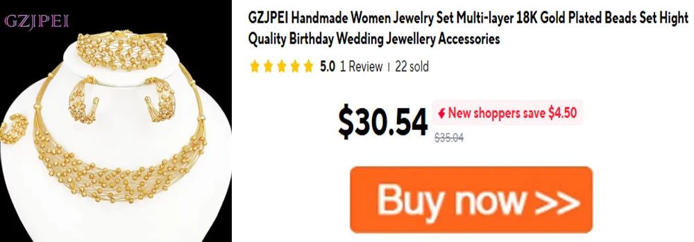 GZJPEI Fashion Luxury Jewelry Set High Quality Gorgeous Three Tone Design For Women Bridal Wedding Engagement Jewelry Gift Box