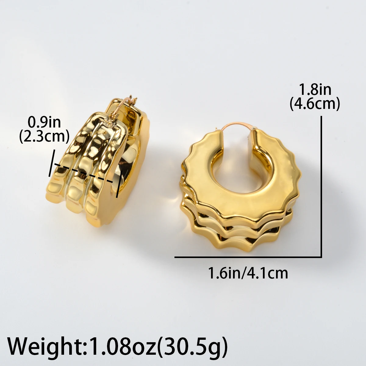 ZEADear Hoop Earrings Girl's Gift Gold Plated Jewelry Sets Italian Ornaments Fashion Luxury Women Party Daily Wear African