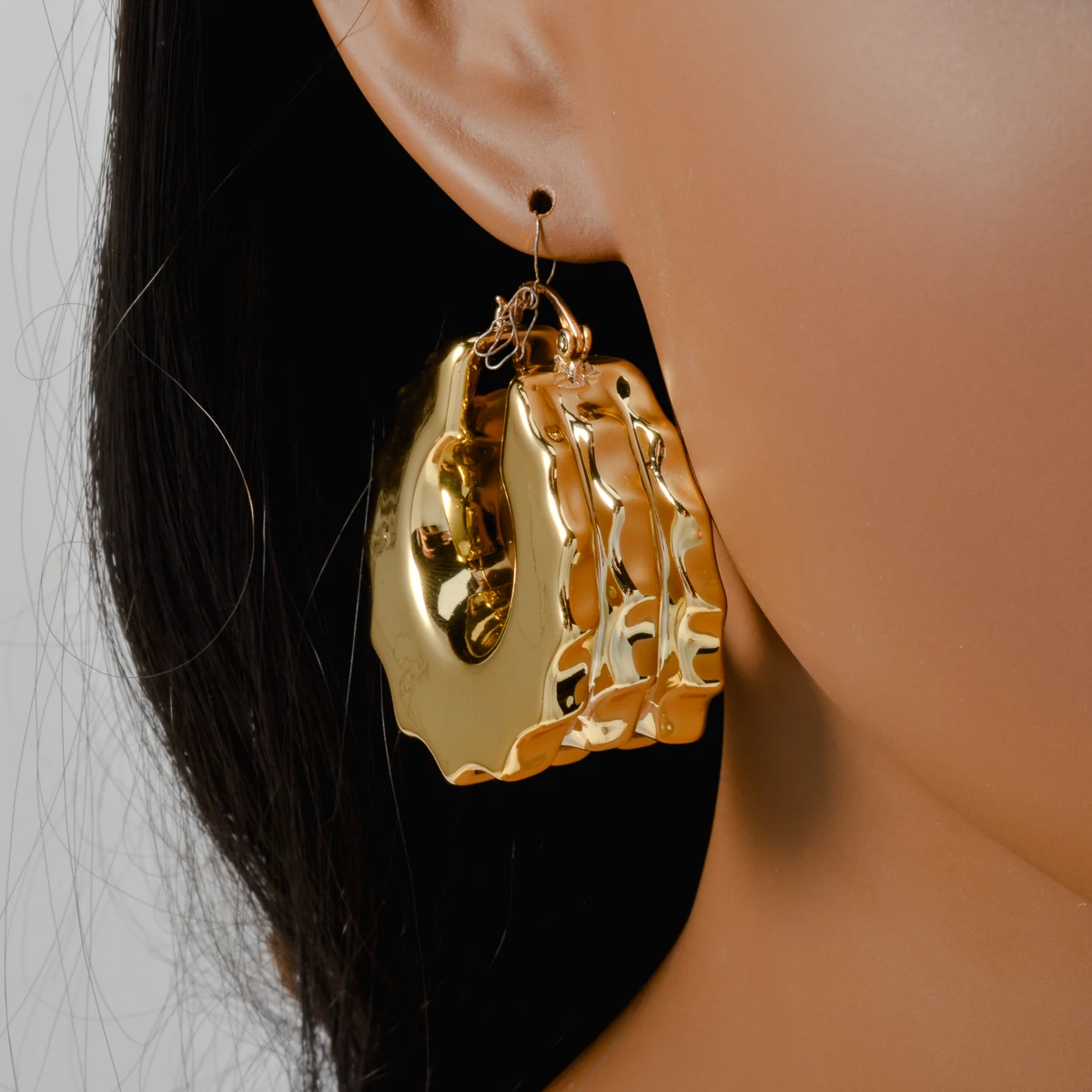 ZEADear Hoop Earrings Girl's Gift Gold Plated Jewelry Sets Italian Ornaments Fashion Luxury Women Party Daily Wear African