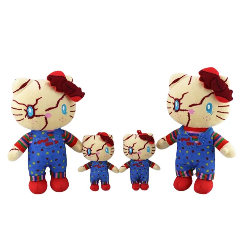 2026 New Cute Halloween Creative Plush Toy Clown Resurrection Ghost Baby Chacy Chucky Plush Doll Girl Birthday Gift