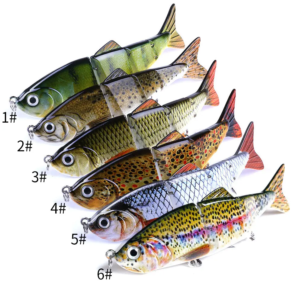 12cm 16g swimbait bass fishing Fishing Lures Jointed Crankbaits Swimbait Sinking Wobblers For Pike Trout Bass Trolling