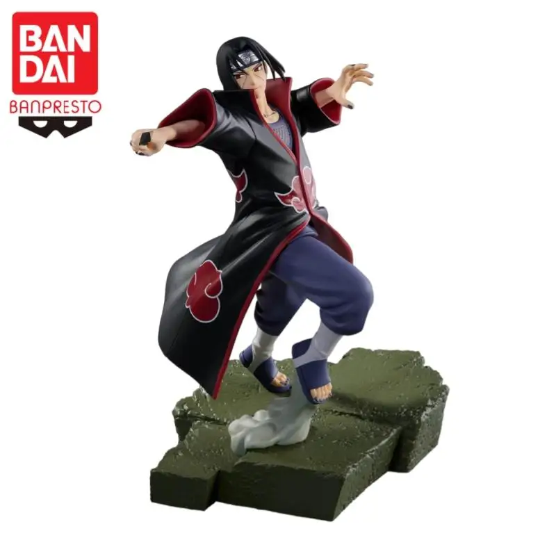 In Stock Original Bandai BANPRESTO Naruto Shippuden Combination Battle Uchiha Sasuke Uchiha Itachi Figure Anime Model Toy