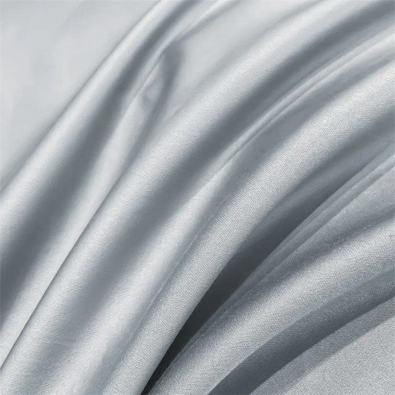 Premium Quality Duvet Cover Set 1000TC Egyptian Cotton Solid Plain Double Twin 4pcs Bedding set 1Flat/Fitted Sheet 2Pillow shams