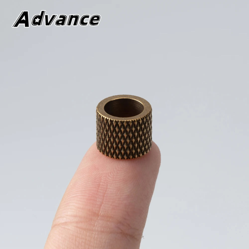 5pcs Big Hole DIY Beads Paracord Rope Brass Bead Keychain Accessories