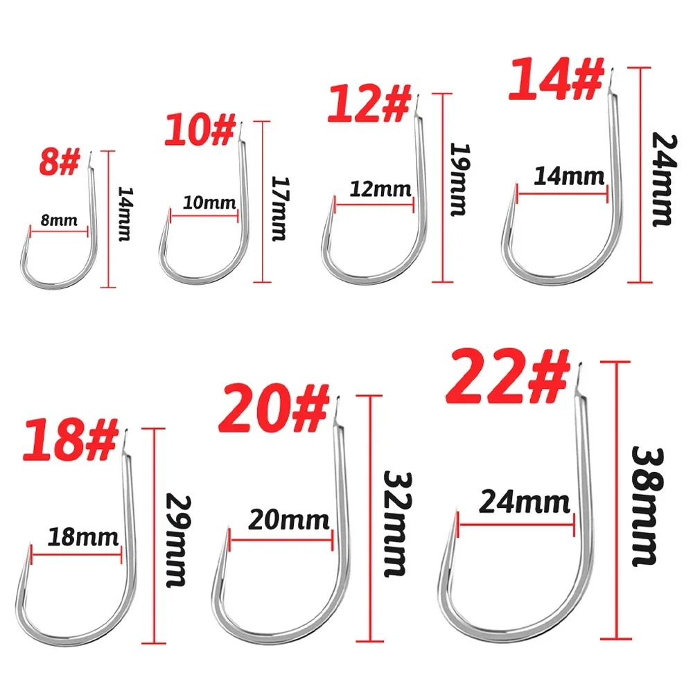 10PCS/Lot Cast Jig Assist Hook High Carbon Steel Angle Barbed Thread Feather Lure Fishing Tackle Slow Jigging Sea Pesca Fishhook