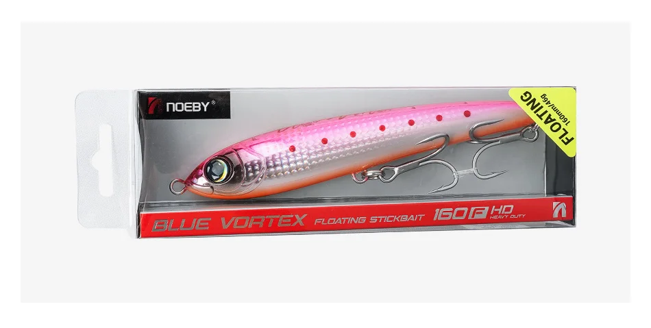 Noeby Blue Vortex Floating Stickbait Fishing Lure 160mm 46g Artificial Hard Bait for GT Tuna Kingfish Saltwater Fishing Lure
