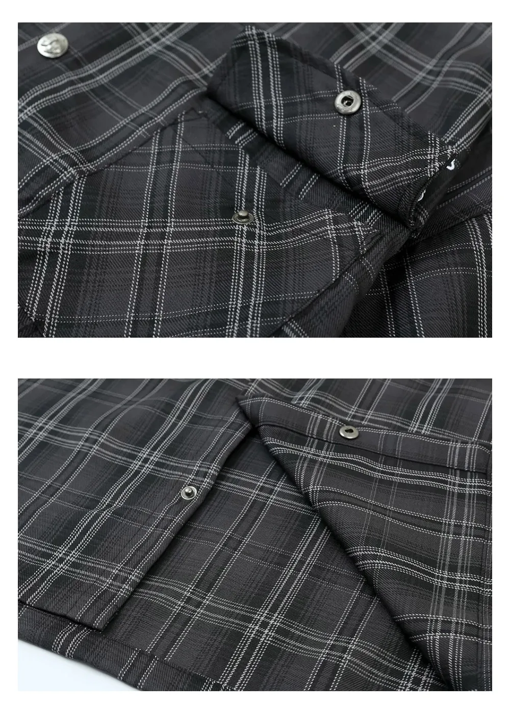 Chicano Safari Short Sleeve Shirt Mens Summer Streetwear Casual Loose Letter Embroidery Lapel Plaid Shirt Man