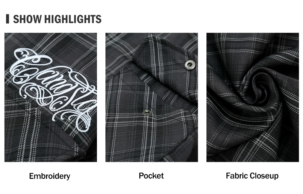 Chicano Safari Short Sleeve Shirt Mens Summer Streetwear Casual Loose Letter Embroidery Lapel Plaid Shirt Man