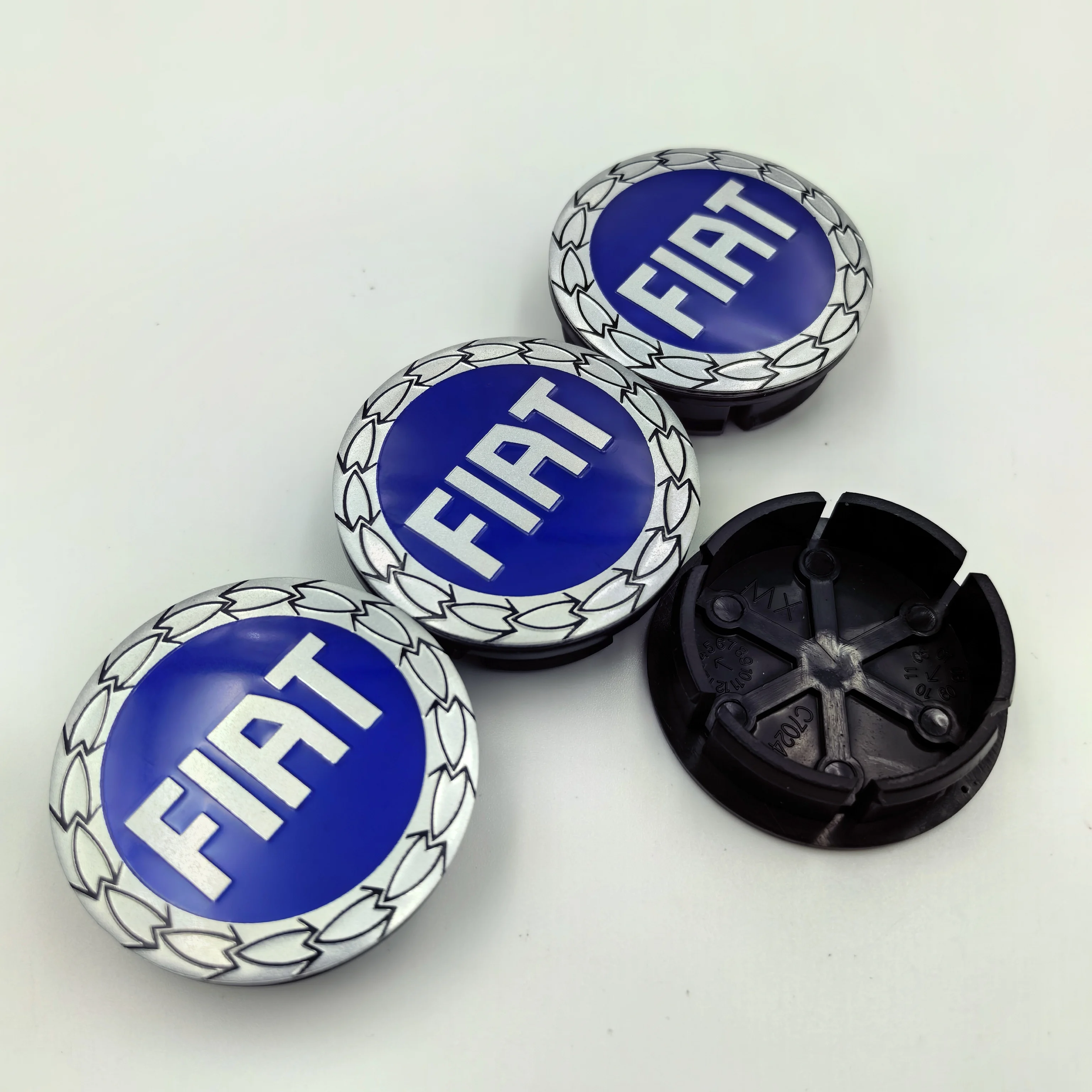 4pcs Fiat 500 Wheel Center Hub Caps 50mm Original Rim Cover Emblem Badge Auto Styling Accessories for Car