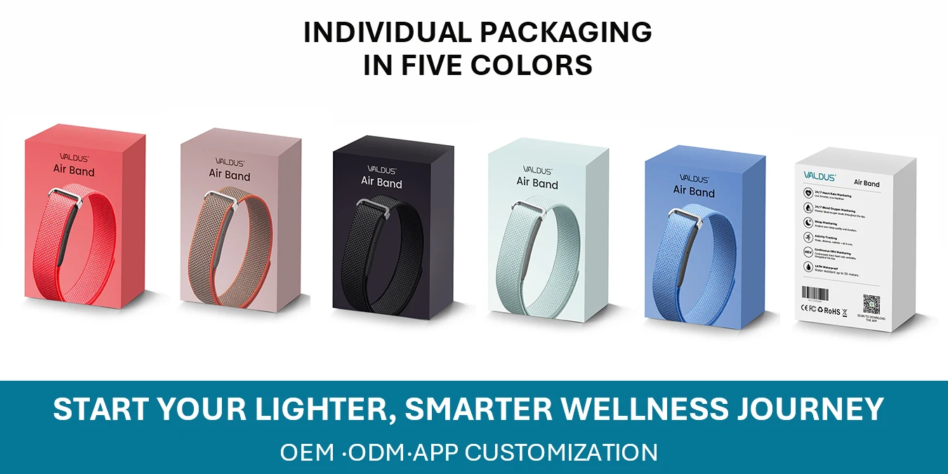 VALDUS Air Band Smart Bracelet Man Woman Heart Rate Blood Pressure Sleep Calorie Fitness Tracker Waterproof NFC New Smartwatch
