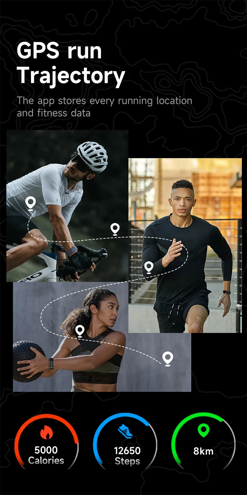 New Fashion Smart Watch Bracelet Waterproof Sports Band Fitness Wristbands Blood Pressure Heart Rate Health Monitor Android iOS