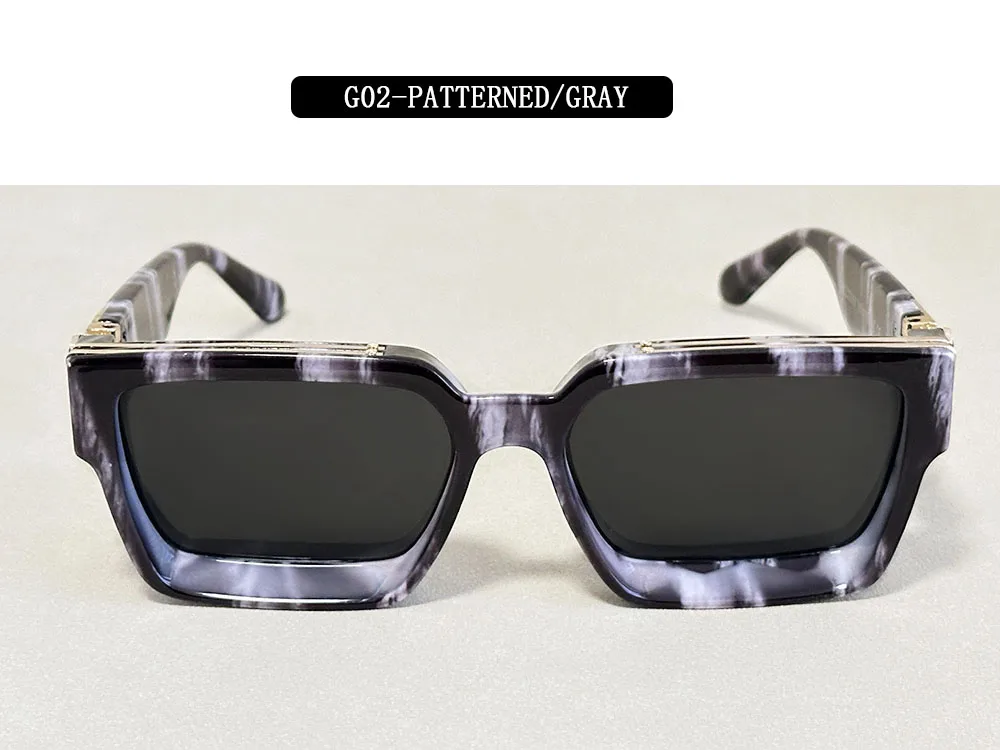 Senior Square Sunglass Men Vintage Millionaire Sunglasses Women Silver Retro Fashion Glasses Dropshipping Gafas De Sol Hombre