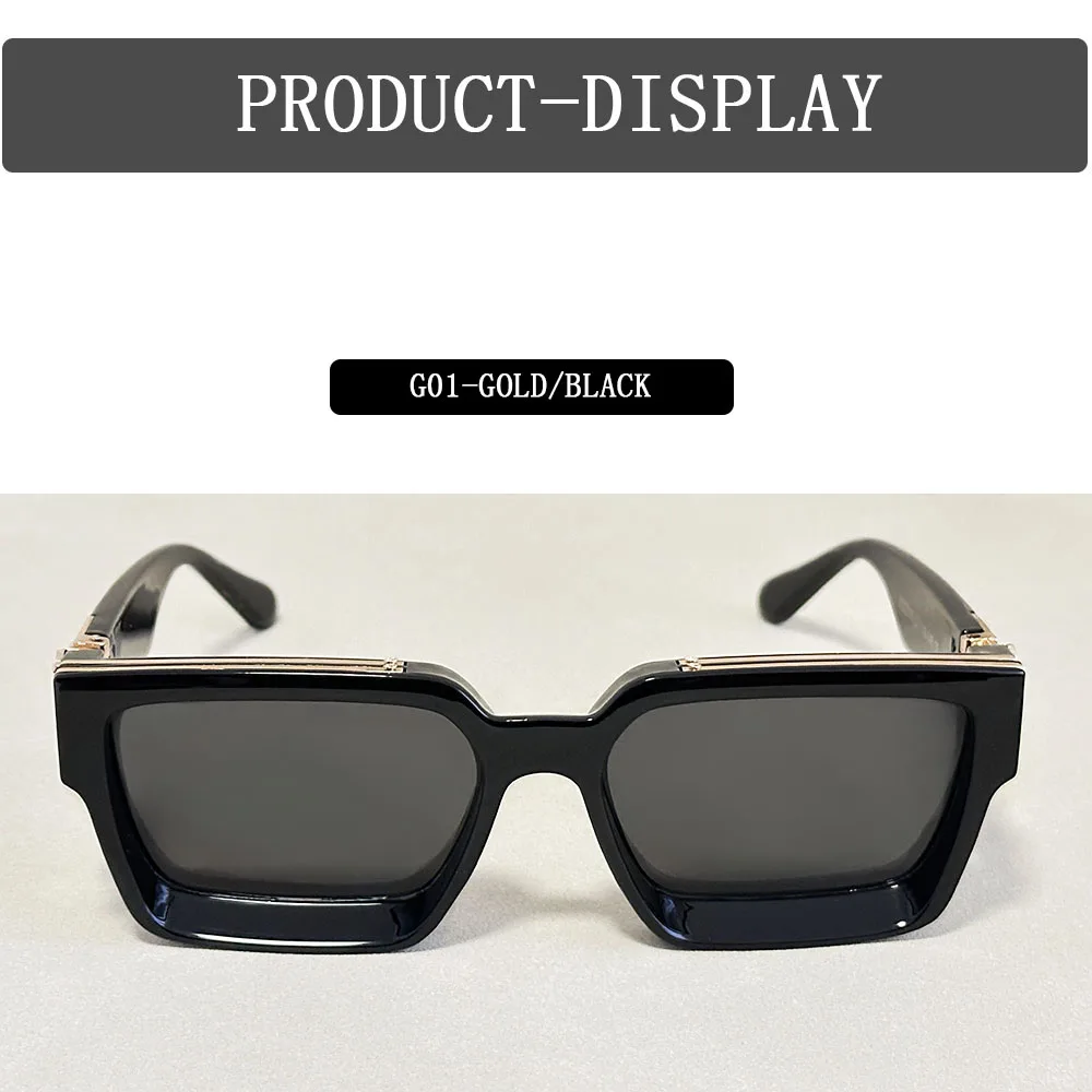 Senior Square Sunglass Men Vintage Millionaire Sunglasses Women Silver Retro Fashion Glasses Dropshipping Gafas De Sol Hombre
