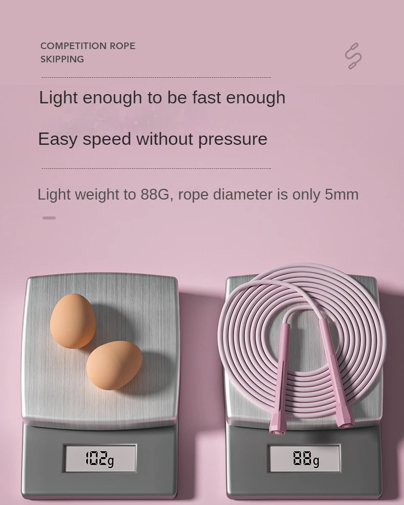 Professional Skipping Rope Men and Women Racing Skipping Rope Children Training Sports Fitness Skipping Rope Gym Jump Ropes