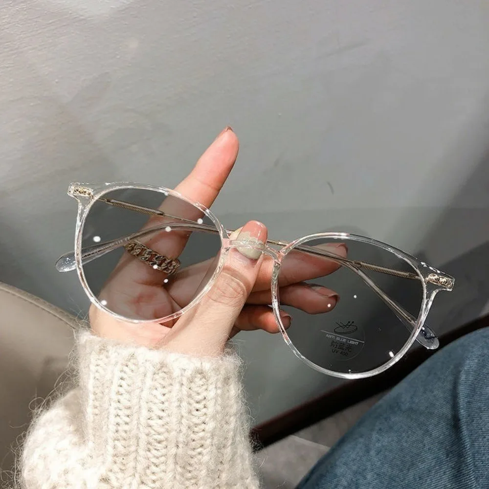 Fashion Photochromic Anti Radiation Eyeglasses for Women/Men Anti Blue Light Glasses