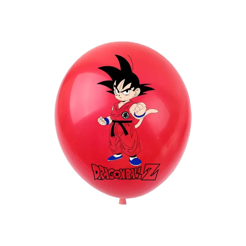 12/24pcs Dragoned Ball Goku Balloons Birthday Party Decoration Latex Balloon Monkey King Goku Party Favors Supplies Air Globos