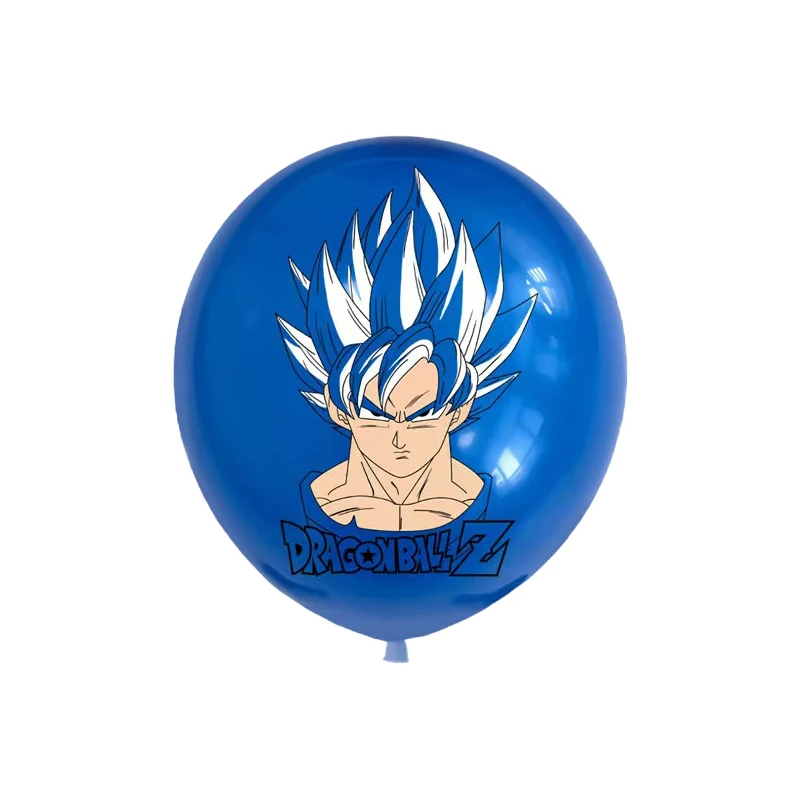 12/24pcs Dragoned Ball Goku Balloons Birthday Party Decoration Latex Balloon Monkey King Goku Party Favors Supplies Air Globos