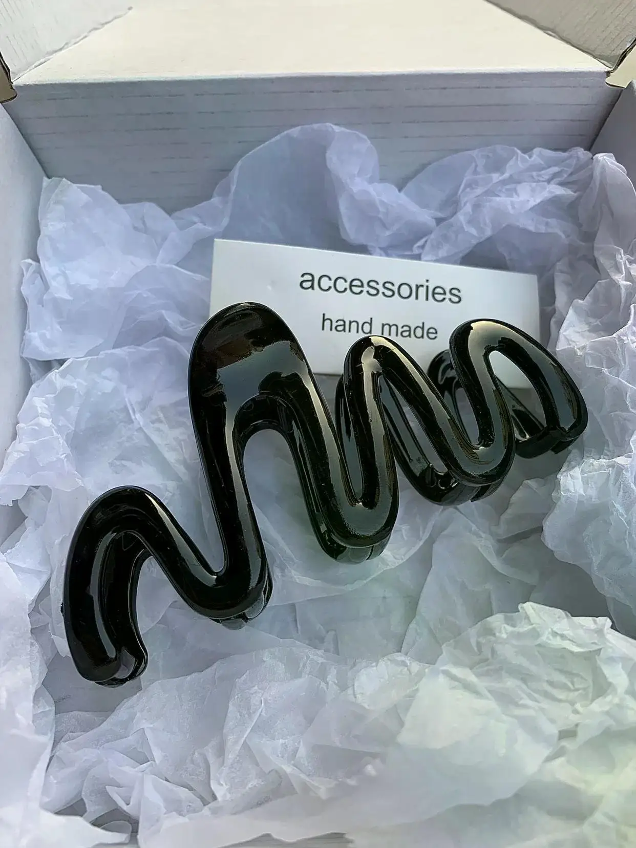 Women Girls 2026 Korean Sweet Irregular Colorful Jelly Wave Hair Claw Clip, Fashion Simple Headwear Hairpin