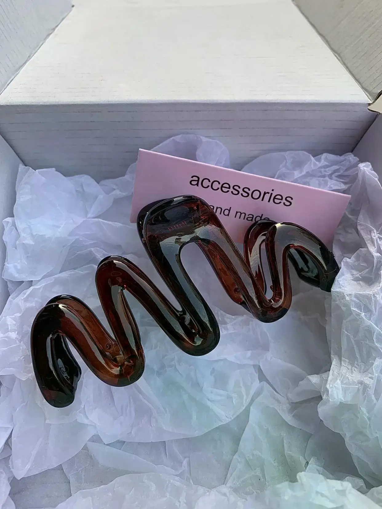 Women Girls 2026 Korean Sweet Irregular Colorful Jelly Wave Hair Claw Clip, Fashion Simple Headwear Hairpin
