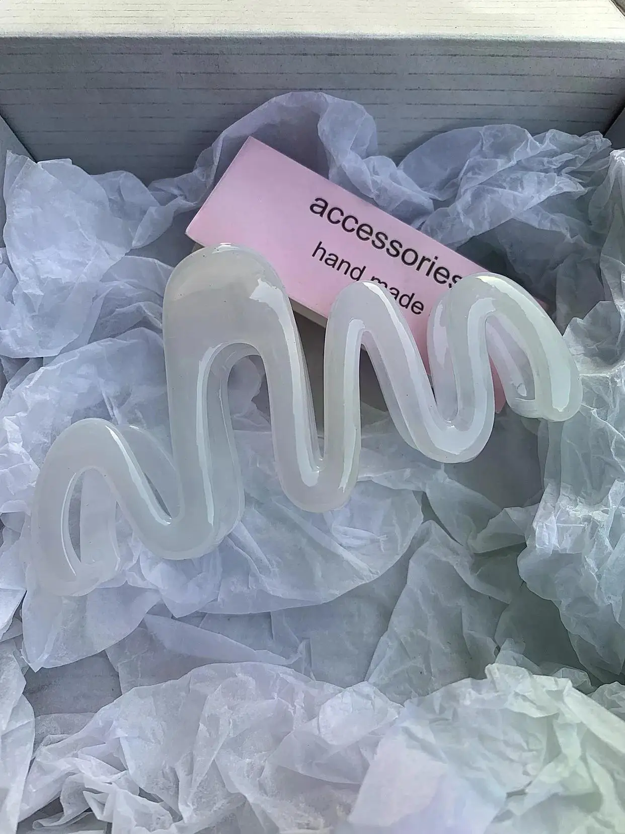 Women Girls 2026 Korean Sweet Irregular Colorful Jelly Wave Hair Claw Clip, Fashion Simple Headwear Hairpin