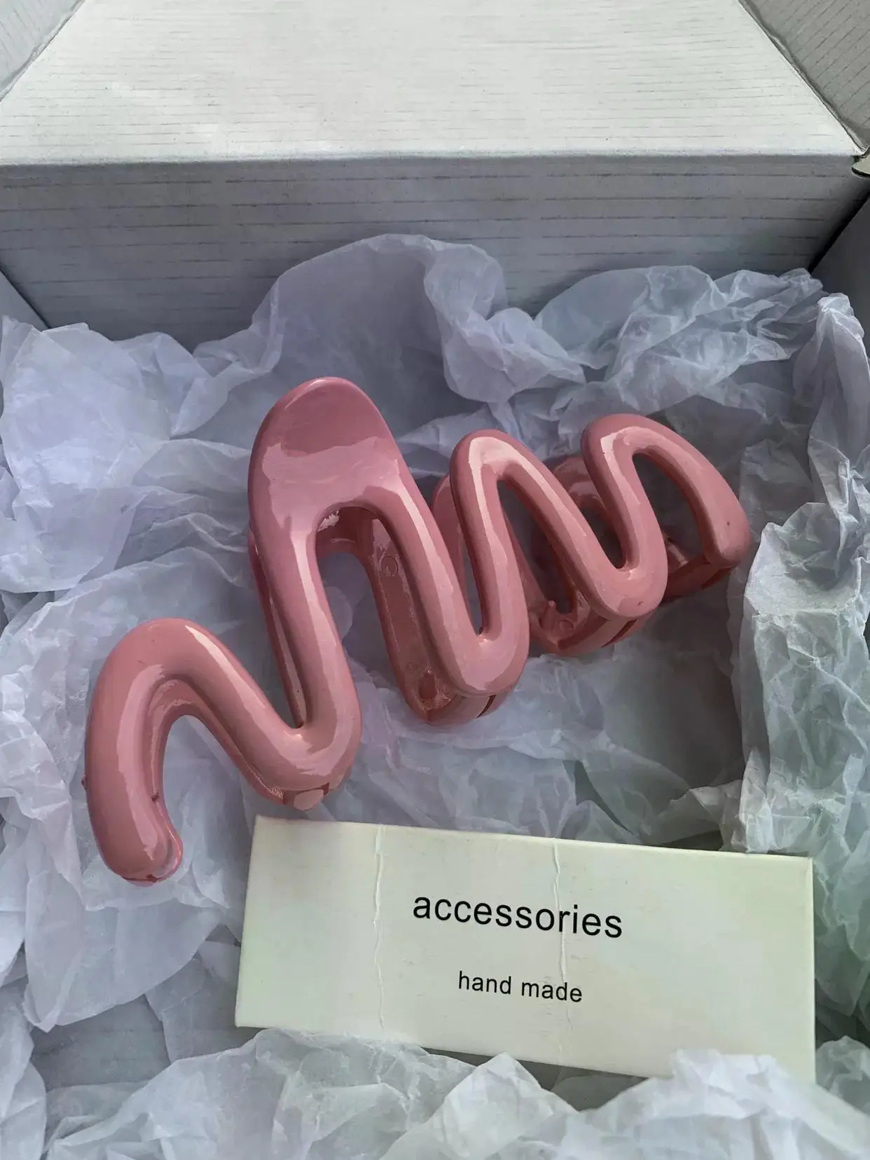 Women Girls 2026 Korean Sweet Irregular Colorful Jelly Wave Hair Claw Clip, Fashion Simple Headwear Hairpin