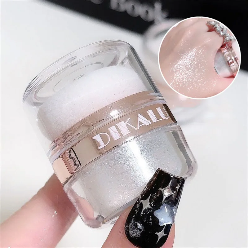 DIKALU Sparkling Fairy High Light Body Glitter Powder Clavicular Patting Powder Moonlight White Sparkling Powder Makeup