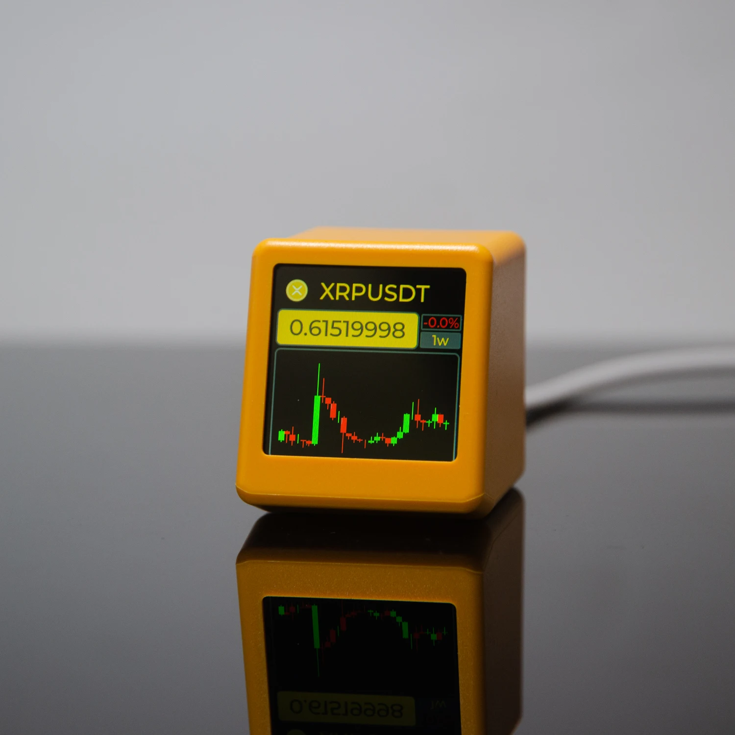 GeekMagic PRO BitCoin Cryptocurrency,Stocks,Futures,Currency Exchange Rate,Price Tracker Ticker,Time Clock Weather Display
