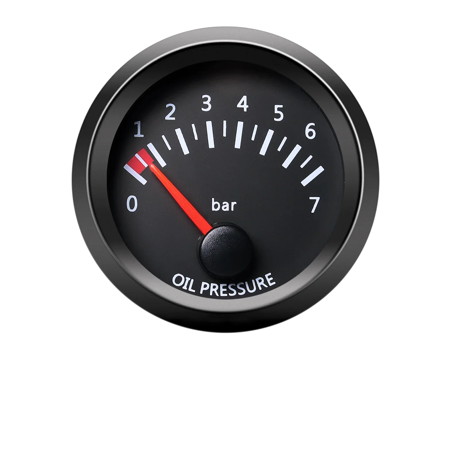 52mm Car Oil Pressure Gauge Sensors Modification 0-7 BAR Oil Pressure Meters for Truck Car 12V Oil Press Sensor M10x1 NPT1/8