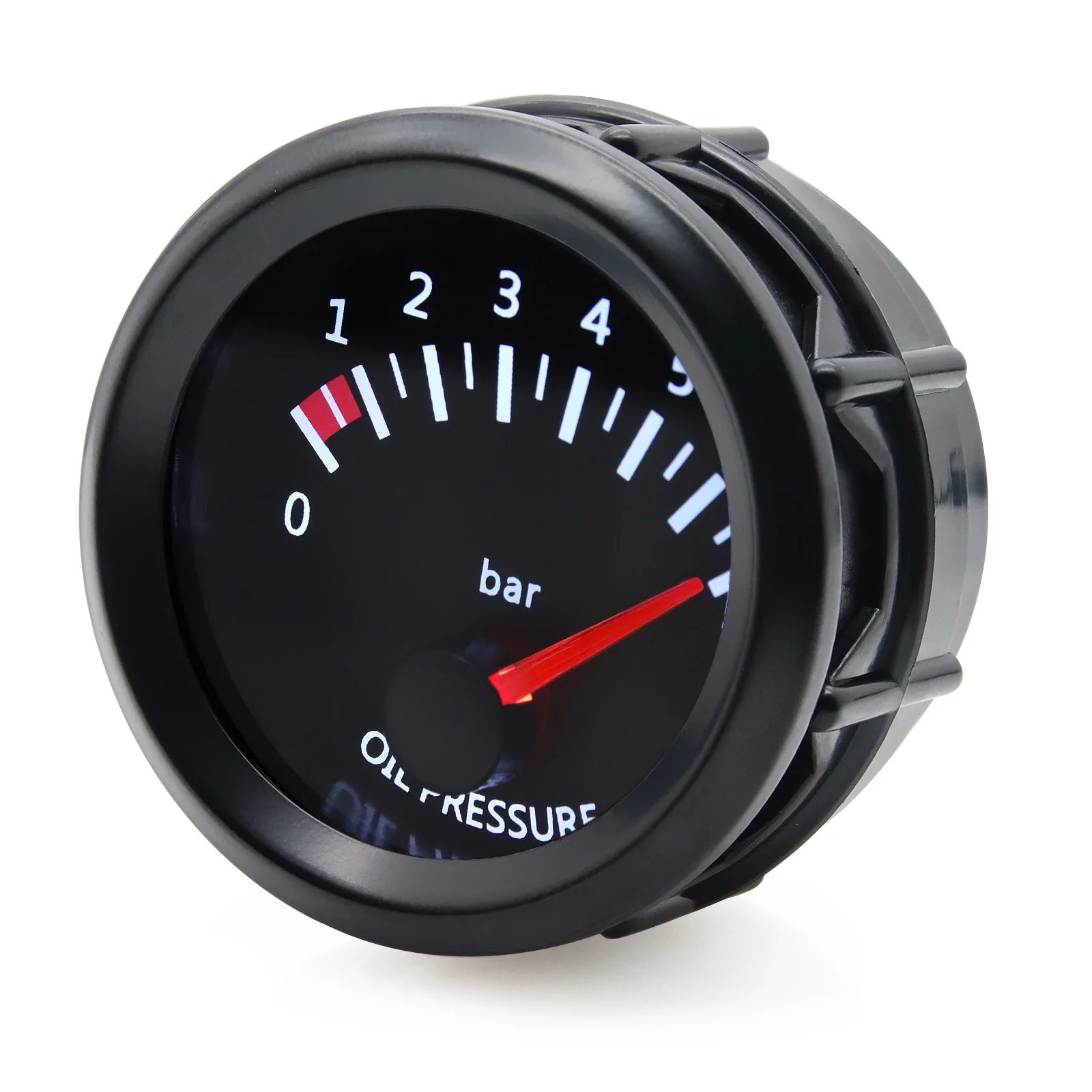 52mm Car Oil Pressure Gauge Sensors Modification 0-7 BAR Oil Pressure Meters for Truck Car 12V Oil Press Sensor M10x1 NPT1/8