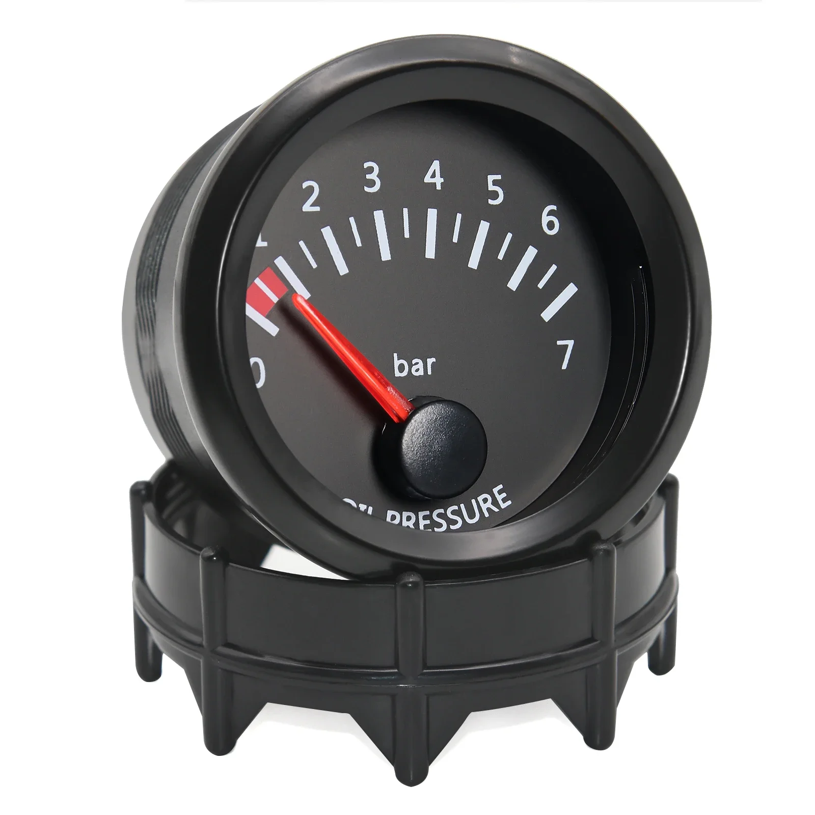 52mm Car Oil Pressure Gauge Sensors Modification 0-7 BAR Oil Pressure Meters for Truck Car 12V Oil Press Sensor M10x1 NPT1/8