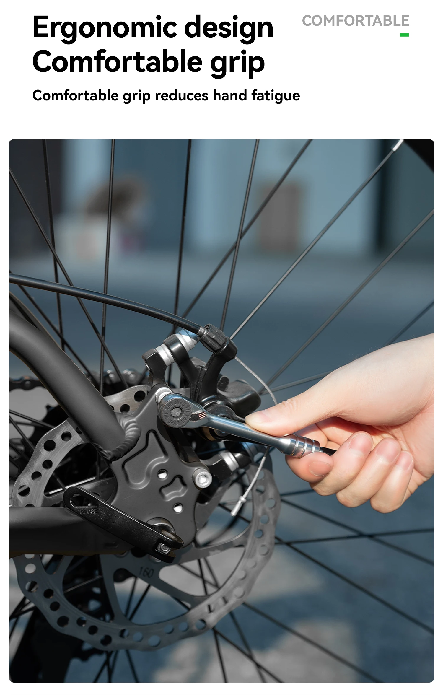 ROCKBROS Bike Repair Tools Multifunctional Ratchet Wrench Set Compact Folding Combination Aluminum Bicycle Ratchet Tool Set