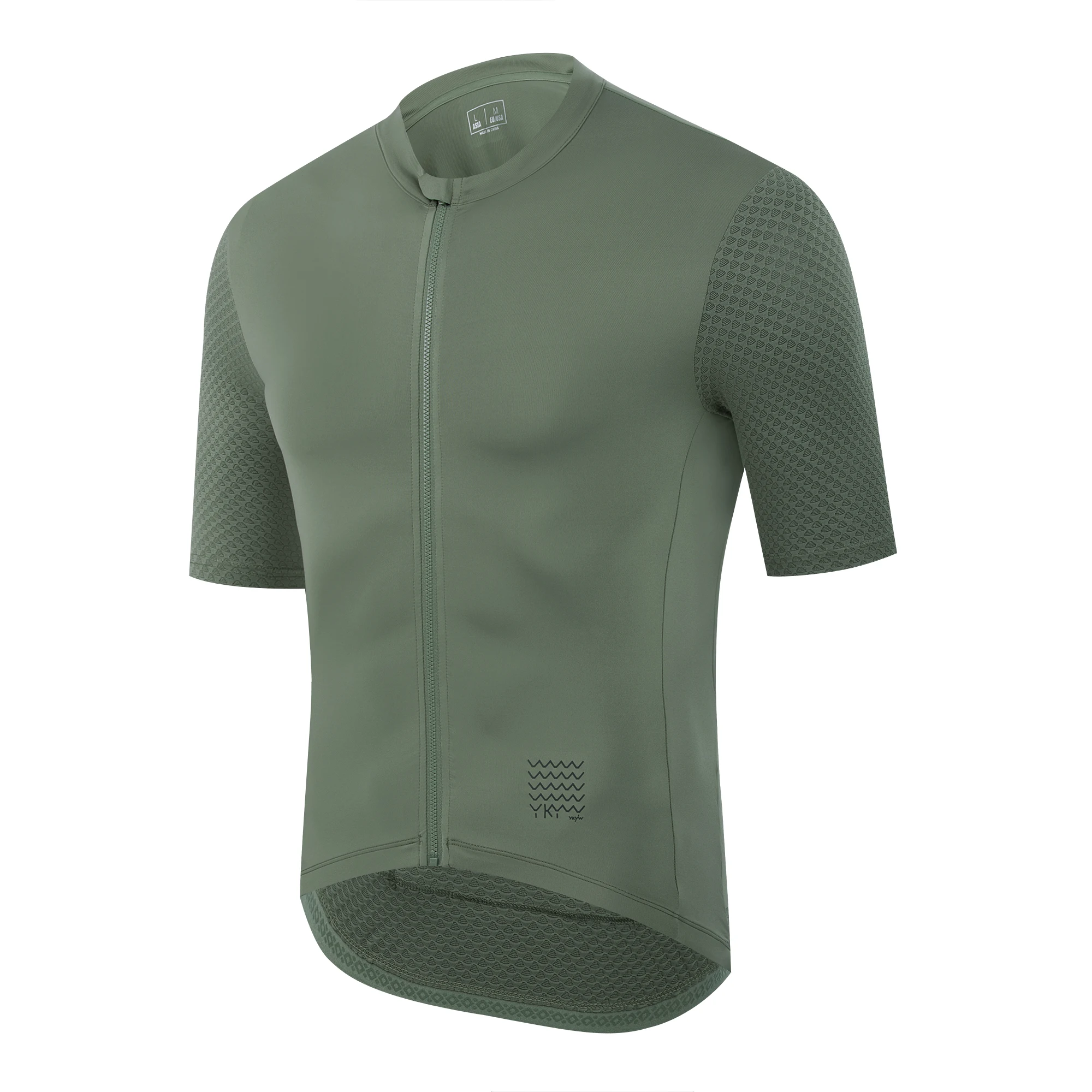 YKYWBIKE Man's Cycling Jersey Summer Road Bike Shirt Breathable Bicycle Jersey Short Sleeve UV Protection