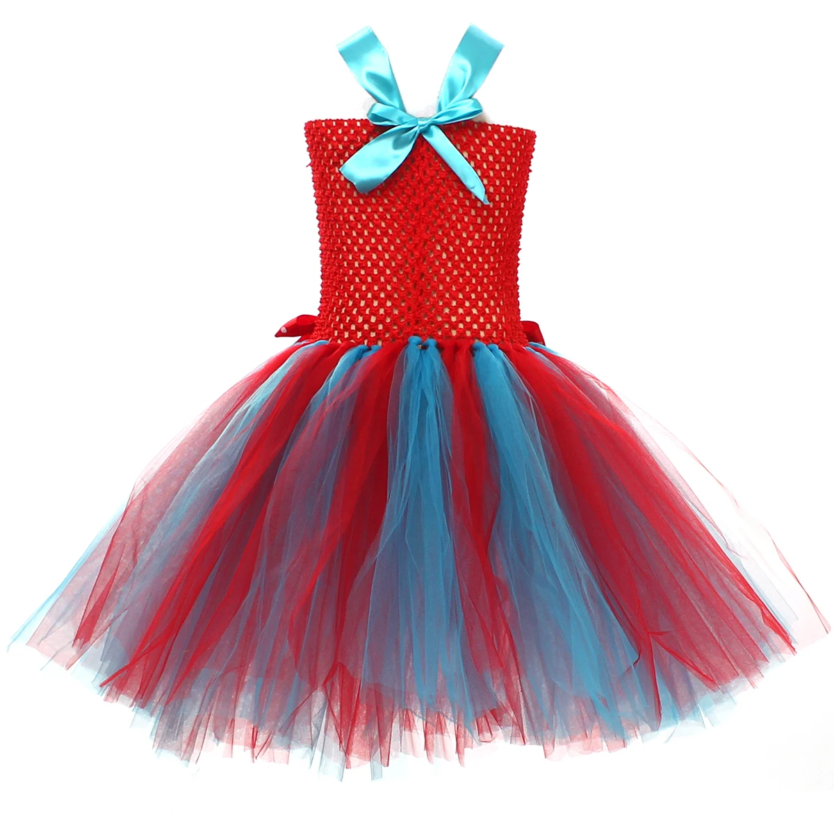 Cat in the Hat Girls Tutu Dress With Headband Dr. Seuss Thing 1 Thing 2 Costume for Kids Birthday Party Cosplay Fancy Dresses