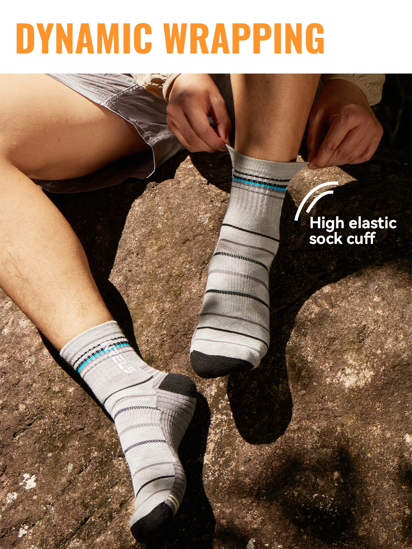 WRELS 1/2/3pairs Merino Wool Socks Warm Thermal Hiking Socks Cushion Sweat Wicking Breathable Compression Merino Wool Socks