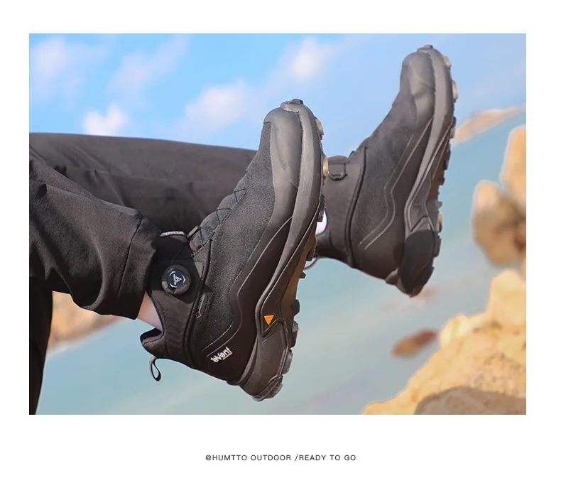 HUMTTO EVENT waterproof Outdoor Hiking boots Men waterproof hunting Boots Tactical Desert Ankle shoes trekking Walking Sneakers