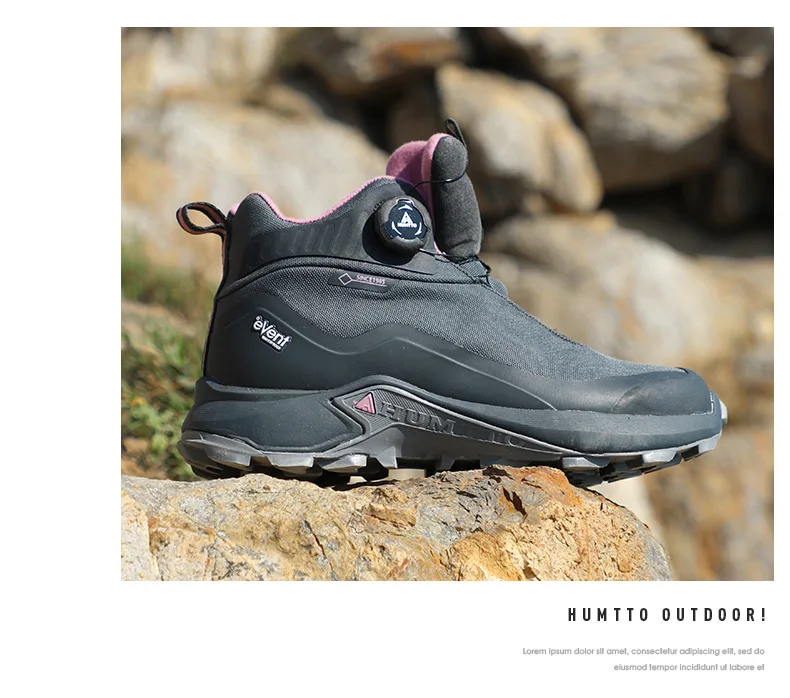HUMTTO EVENT waterproof Outdoor Hiking boots Men waterproof hunting Boots Tactical Desert Ankle shoes trekking Walking Sneakers